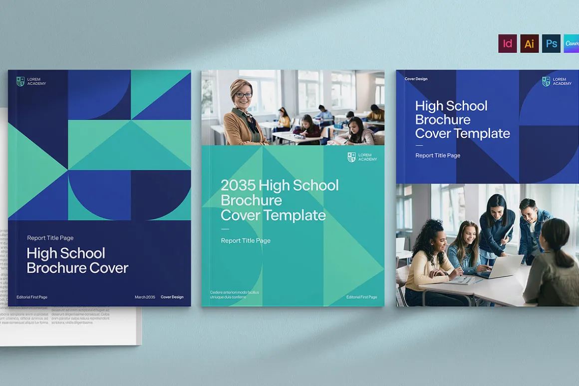 Education Brochure Cover Template