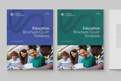 Education Brochure Cover Template