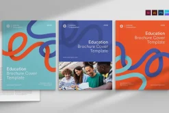 Education Brochure Cover Template