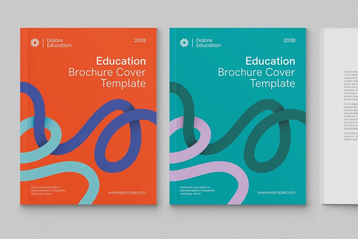 Education Brochure Cover Template