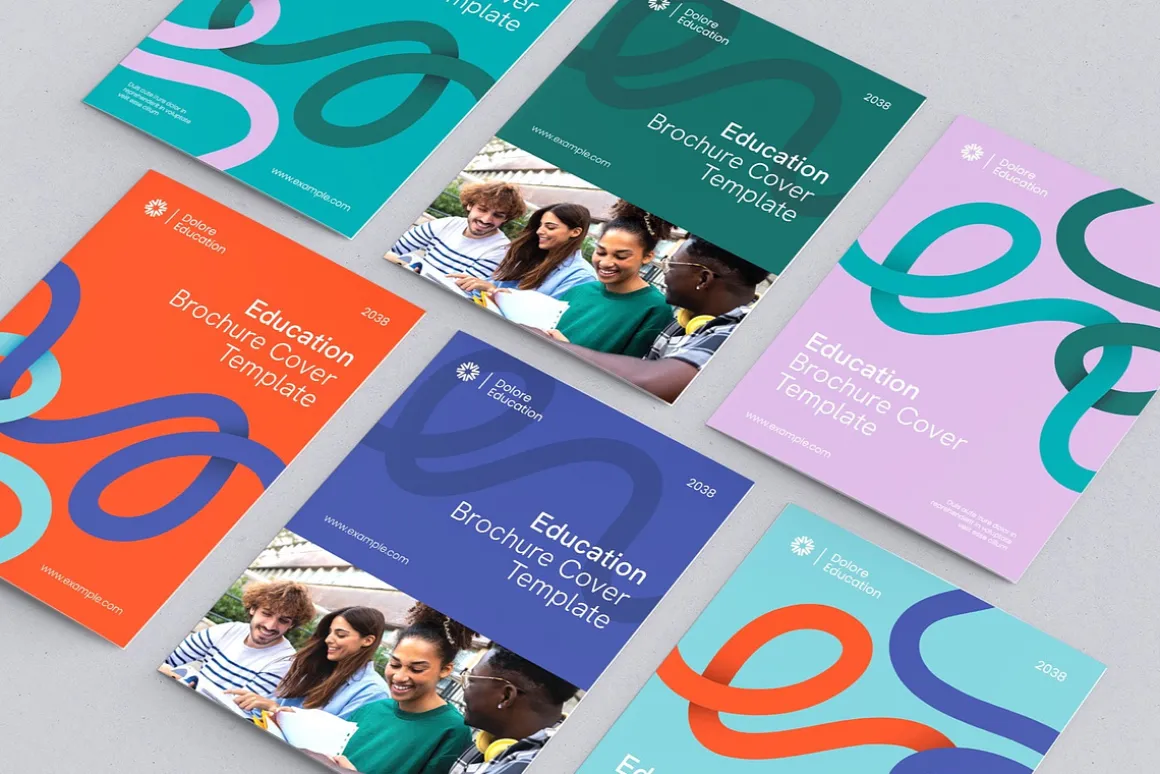 Education Brochure Cover Template