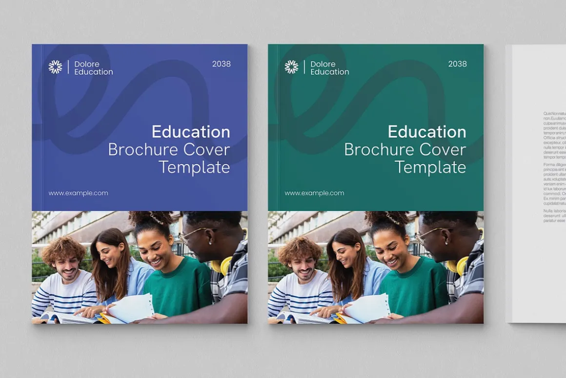 Education Brochure Cover Template