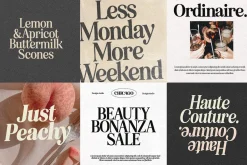 Eighties Comeback Serif (70 fonts)