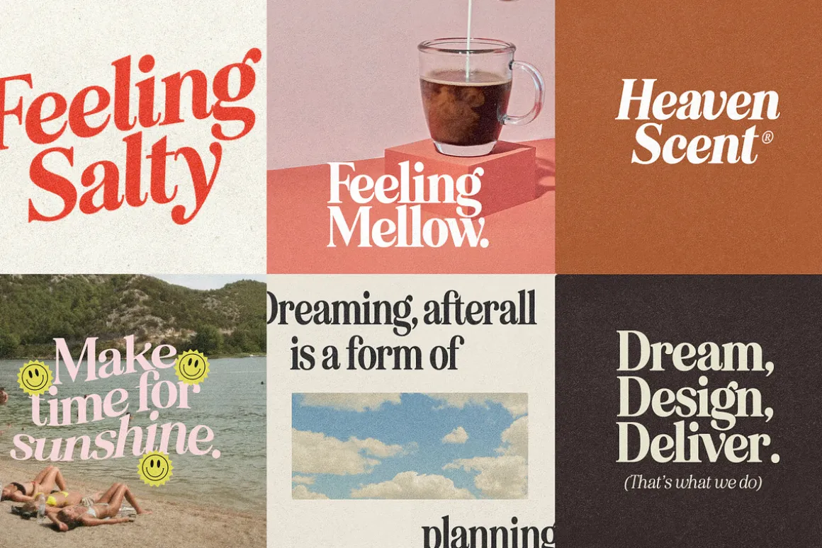 Eighties Comeback Serif (70 fonts)