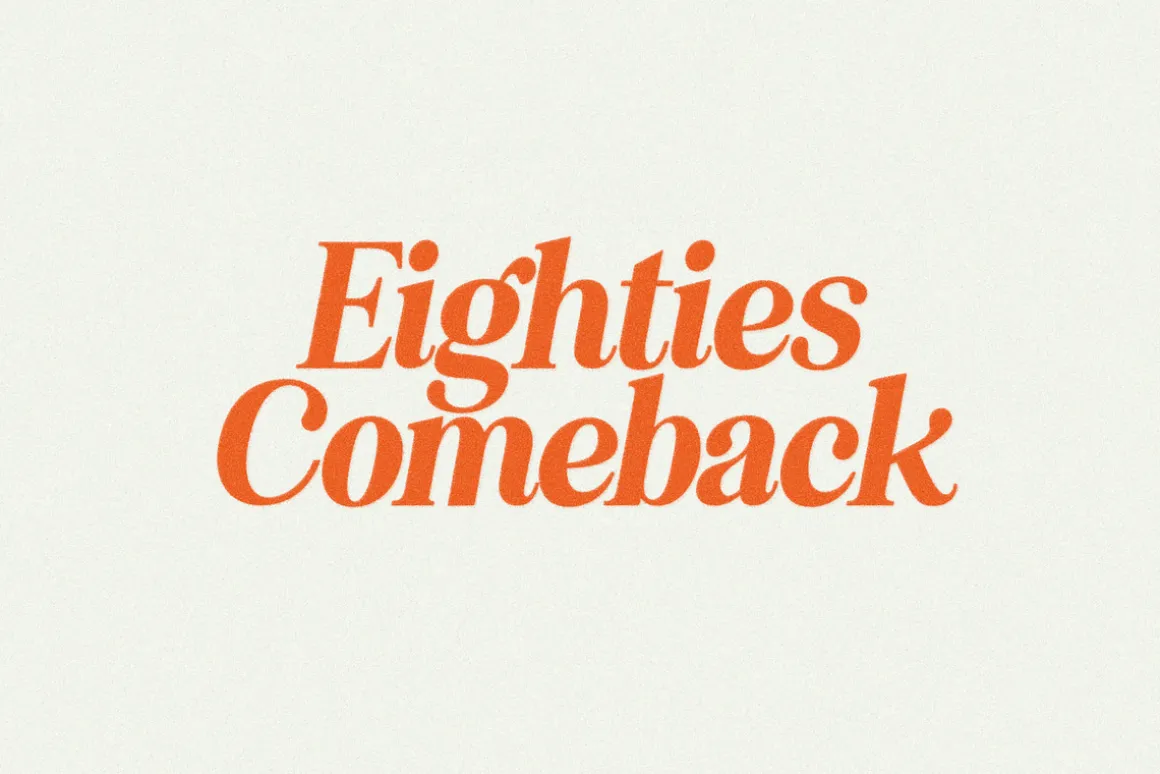 Eighties Comeback Serif (70 fonts)