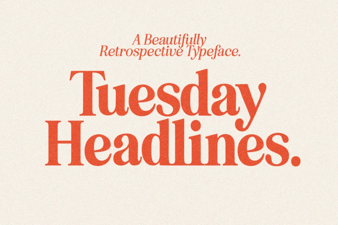 Eighties Comeback Serif (70 fonts)