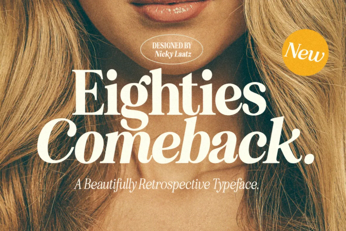 Eighties Comeback Serif (70 fonts)