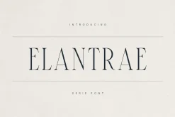 Elantrae – Elegant Modern Serif Font