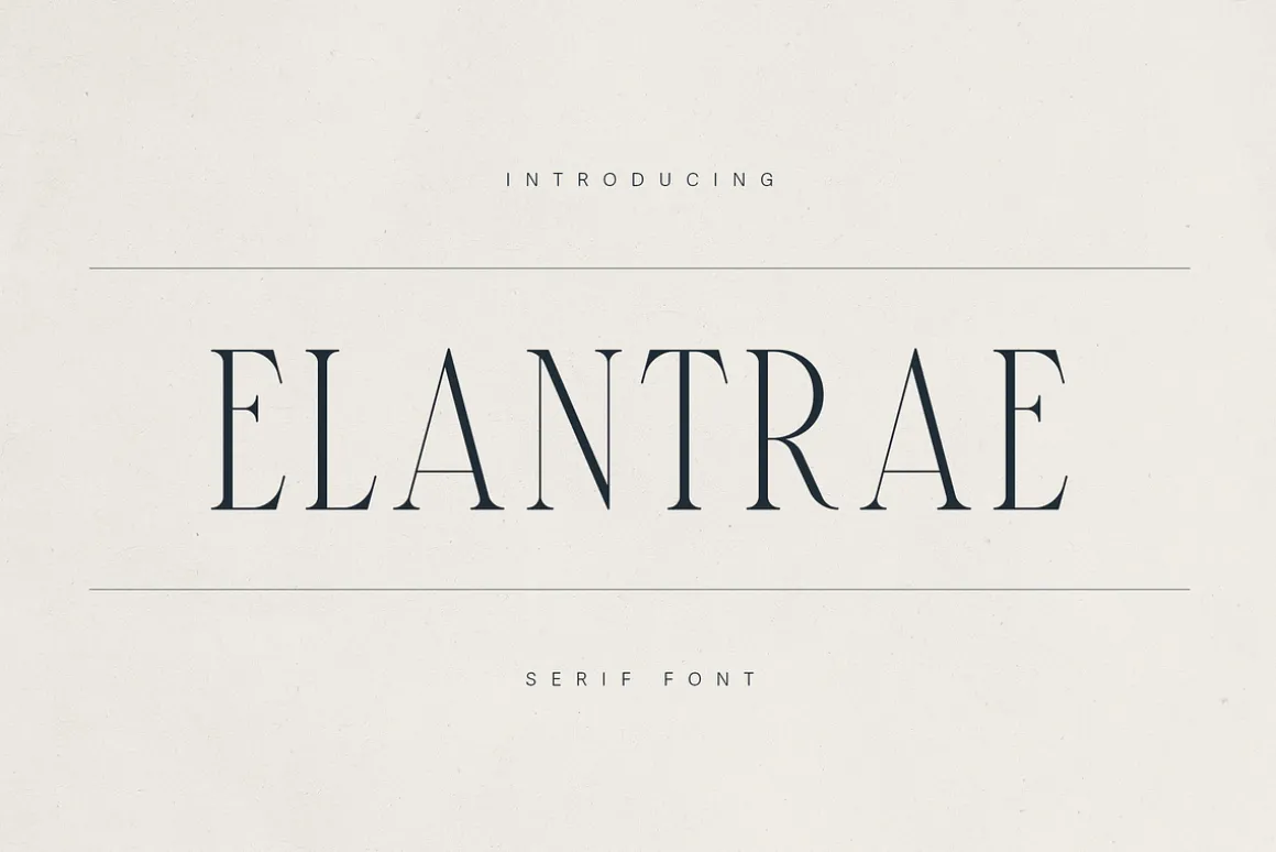 Elantrae – Elegant Modern Serif Font