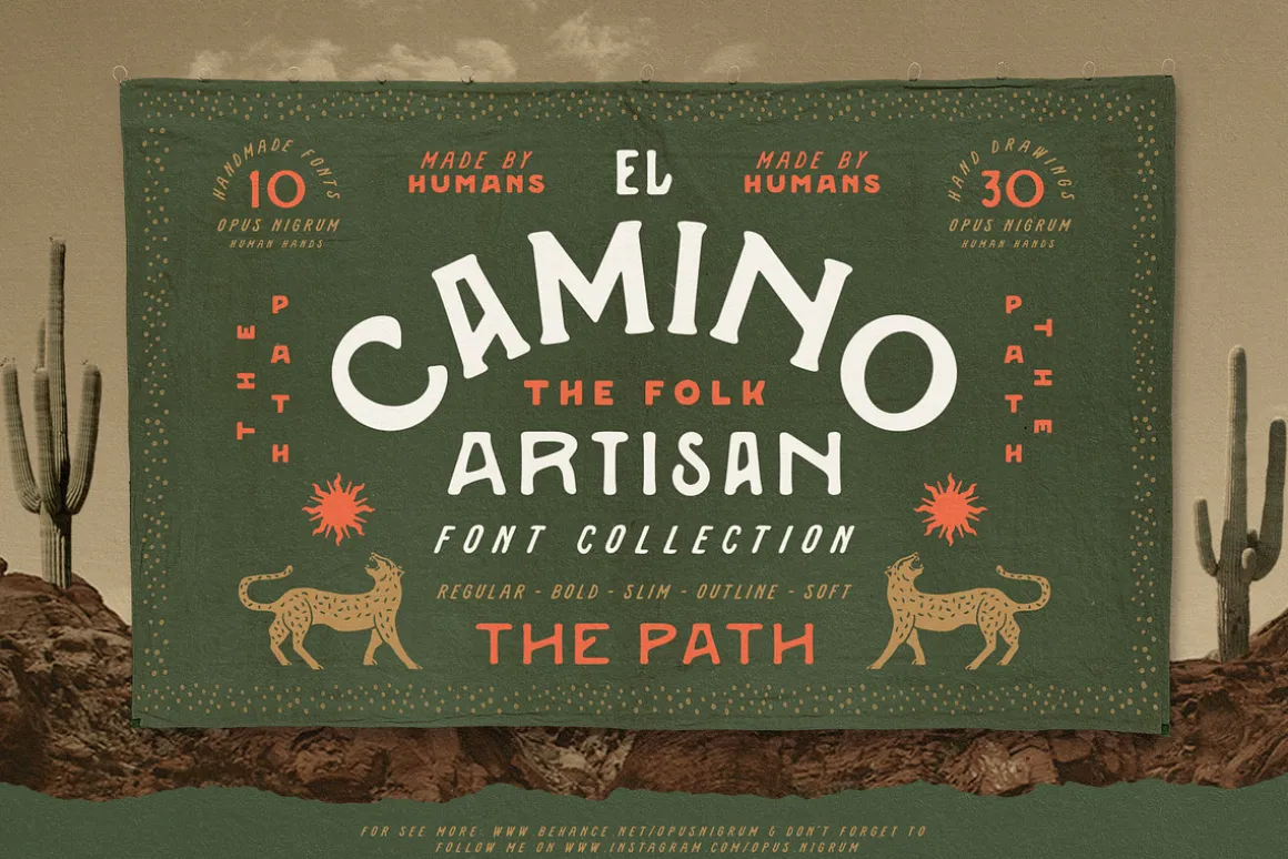 El Camino Font Collection + Extras