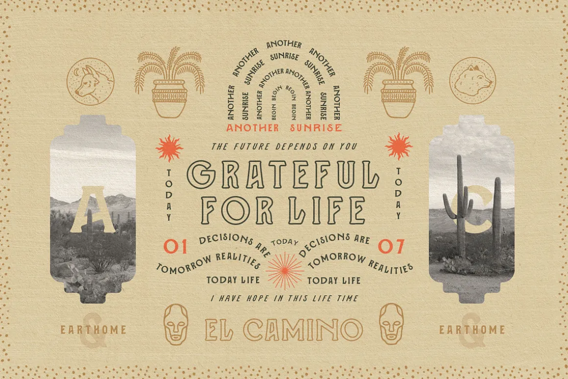 El Camino Font Collection + Extras