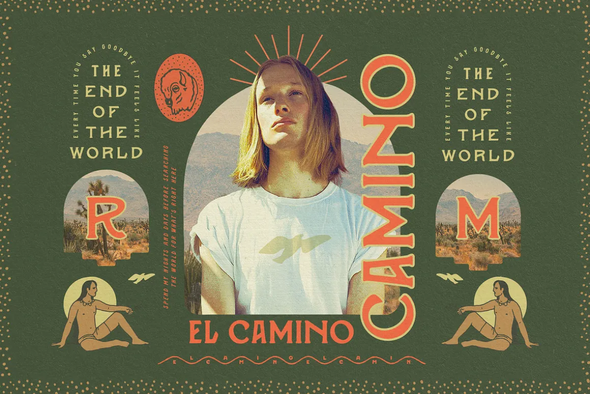 El Camino Font Collection + Extras