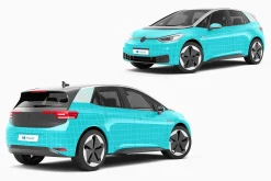 Electric Car Mockup 2