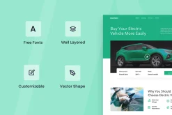 Electric Vehicle Website Design