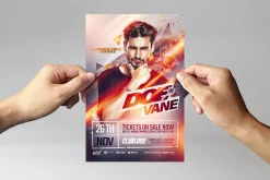 Electro DJ Flyer Template