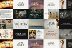Elegance typography bundle