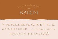Elegant Karin - Stylish Typeface
