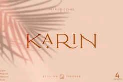 Elegant Karin - Stylish Typeface