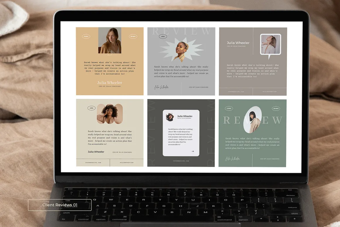Elegant Coaching Social Media Kit