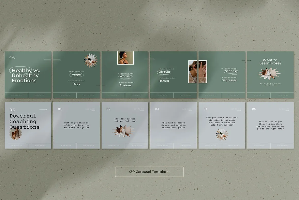 Elegant Coaching Social Media Kit