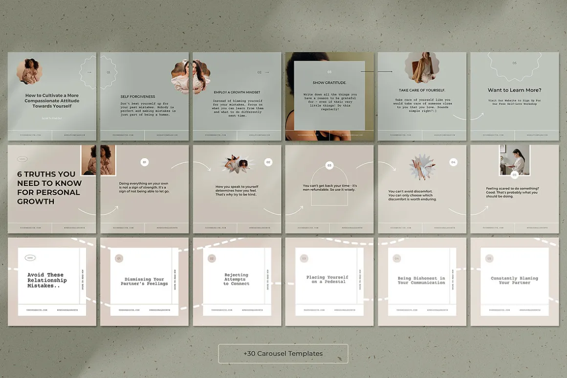 Elegant Coaching Social Media Kit