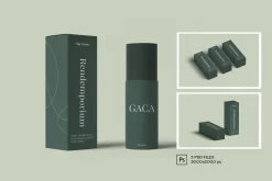 Elegant Cosmetic Box Mockup