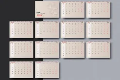 Elegant 2024 Desk Calendar