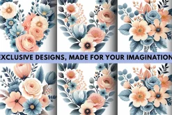 Elegant Floral Illustration Set 16