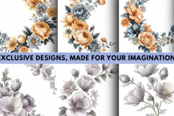 Elegant Floral Illustration Set 16