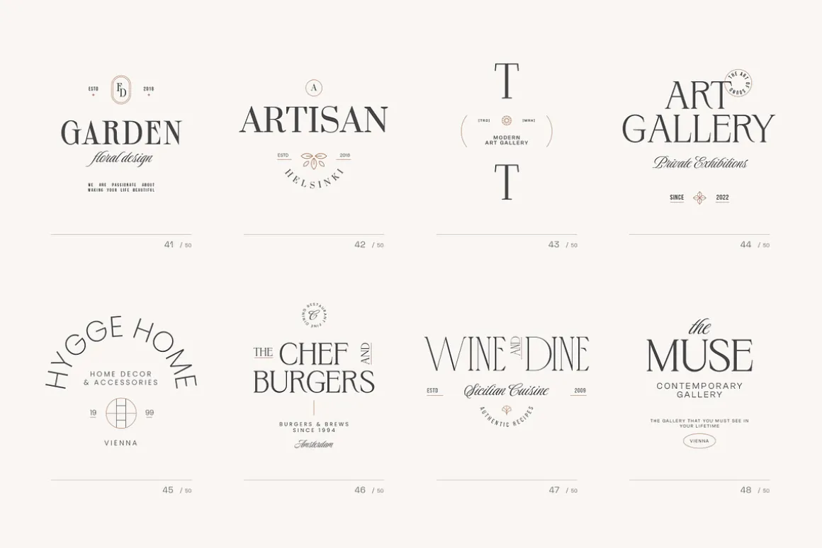 Elegant Logo Kit | 50 Templates