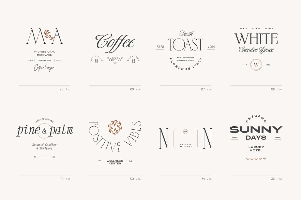 Elegant Logo Kit | 50 Templates