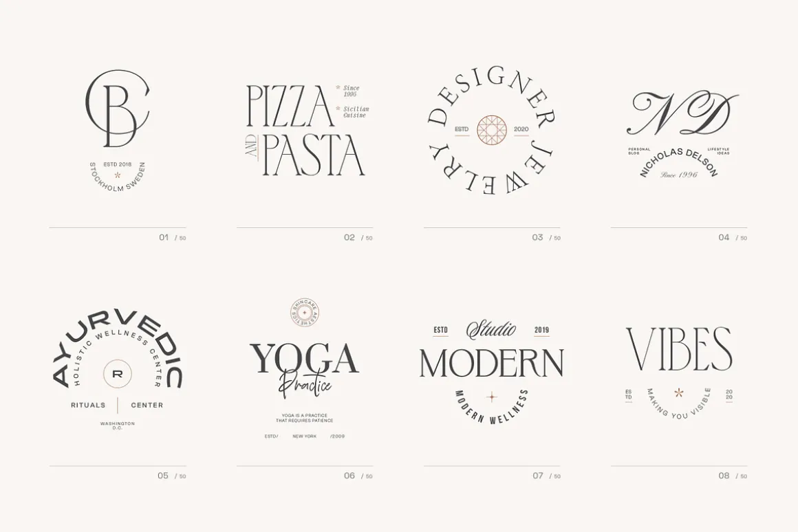 Elegant Logo Kit | 50 Templates
