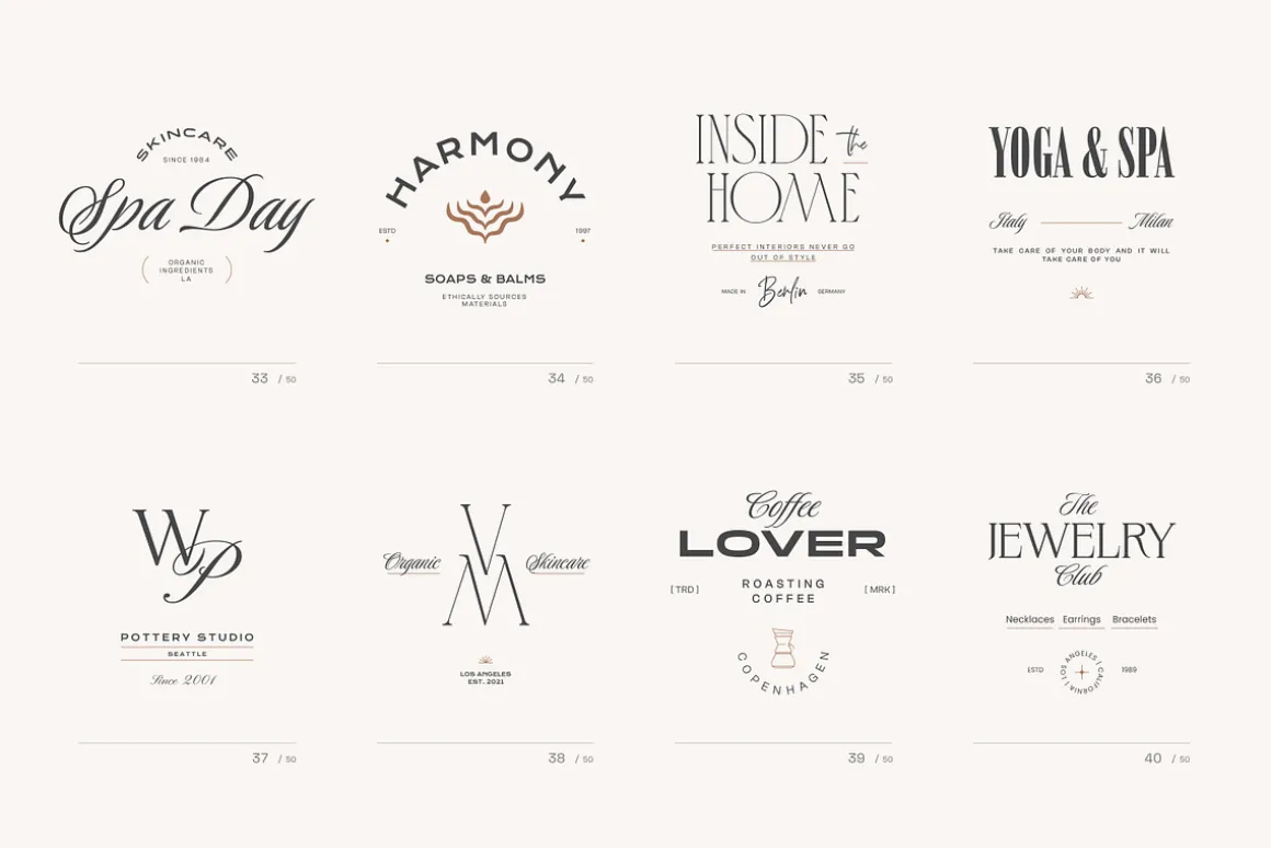 Elegant Logo Kit | 50 Templates