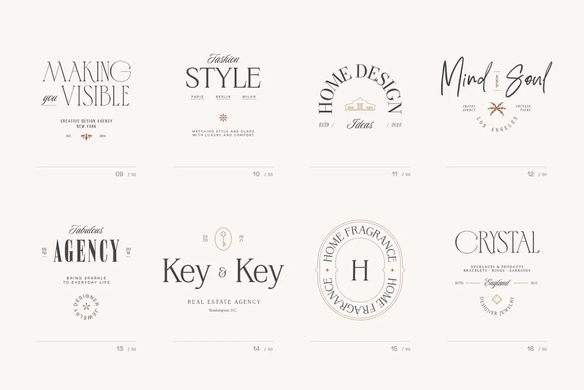 Elegant Logo Kit | 50 Templates
