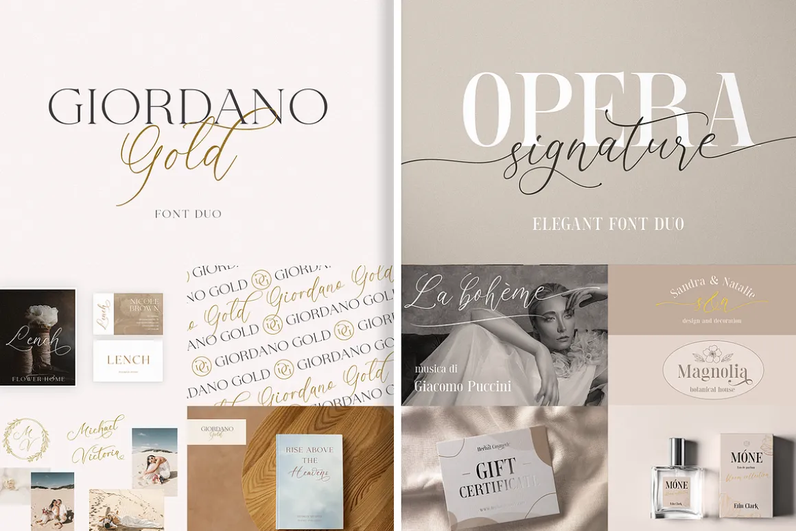 Elegant Serif Font Bundle