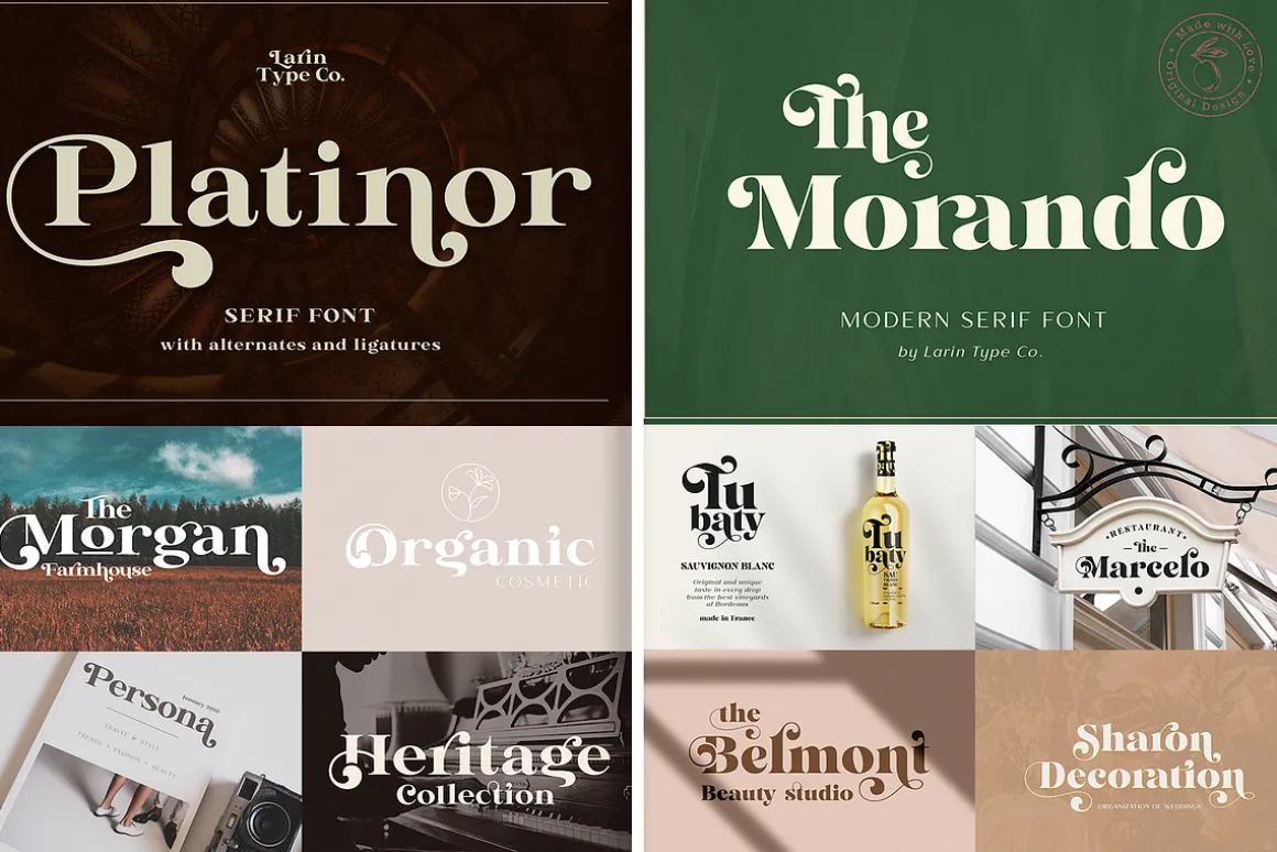 Elegant Serif Font Bundle