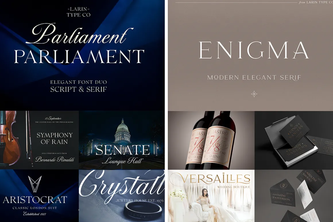 Elegant Serif Font Bundle