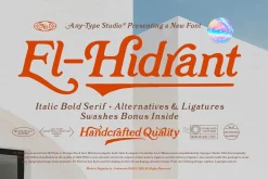 El-Hidrant Serif Font With Swashes
