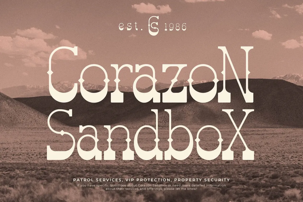 Elsklemer | Western Slab Serif