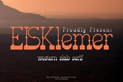 Elsklemer | Western Slab Serif