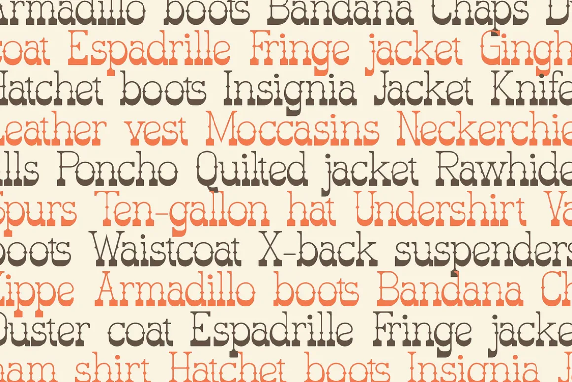 Elsklemer | Western Slab Serif