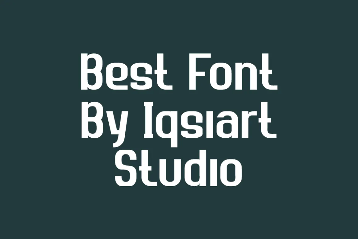 Elyaso - Corporate Logo Font
