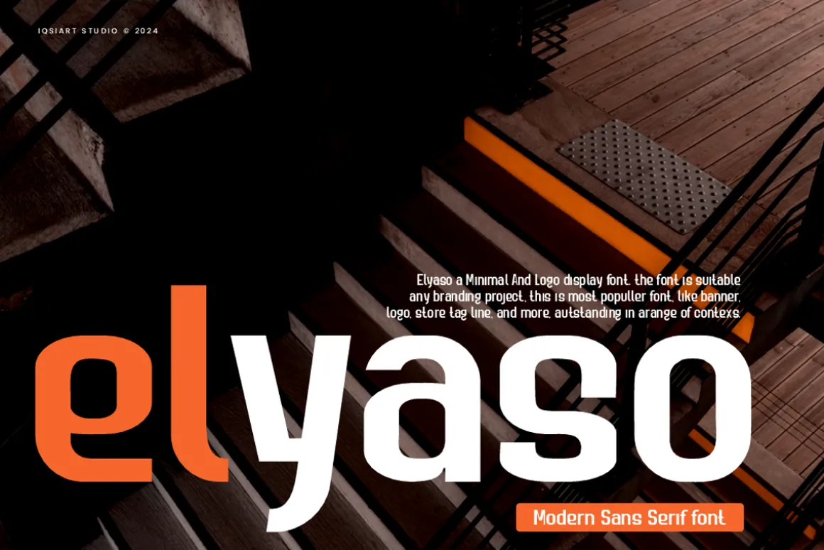 Elyaso - Corporate Logo Font