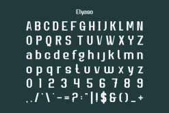 Elyaso - Corporate Logo Font