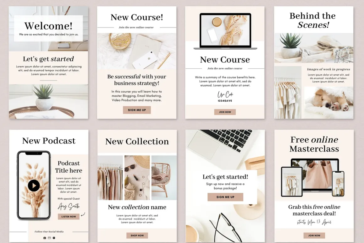 Email Newsletter Templates Canva