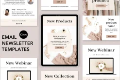 Email Newsletter Templates Canva
