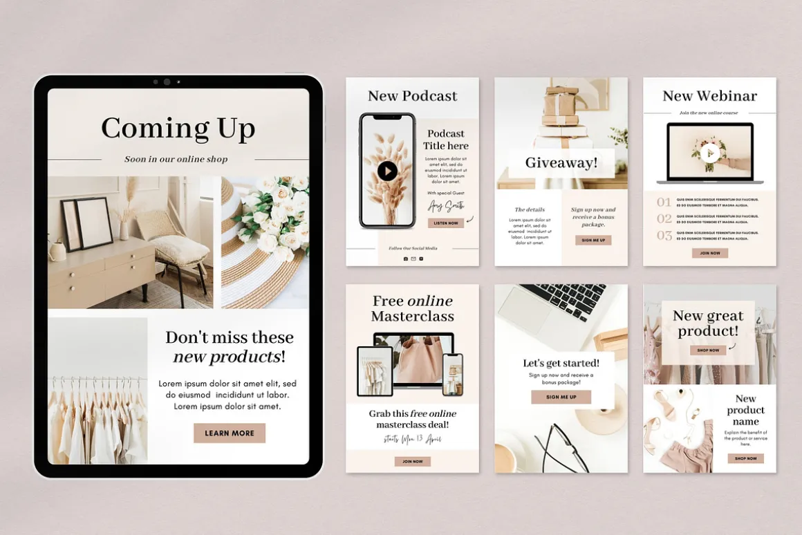 Email Newsletter Templates Canva