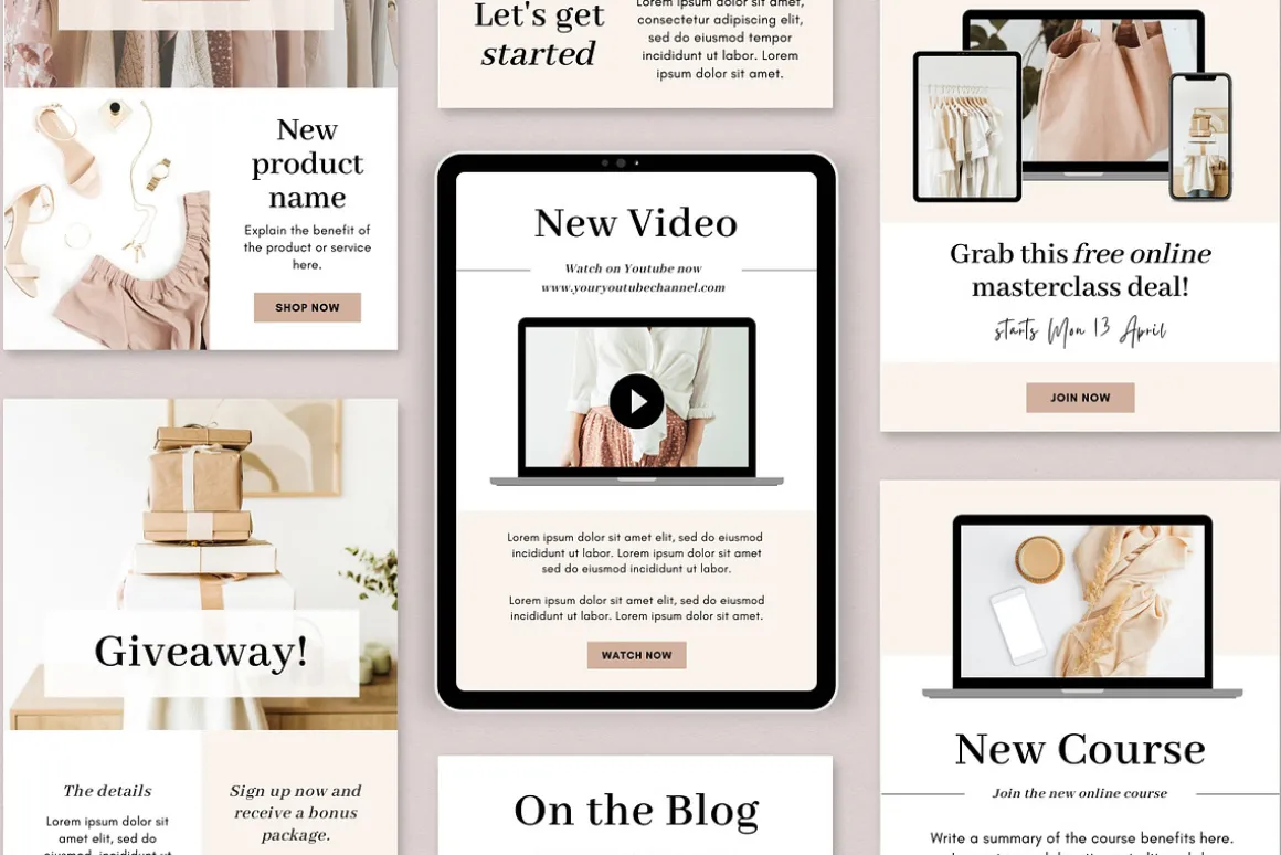 Email Newsletter Templates Canva