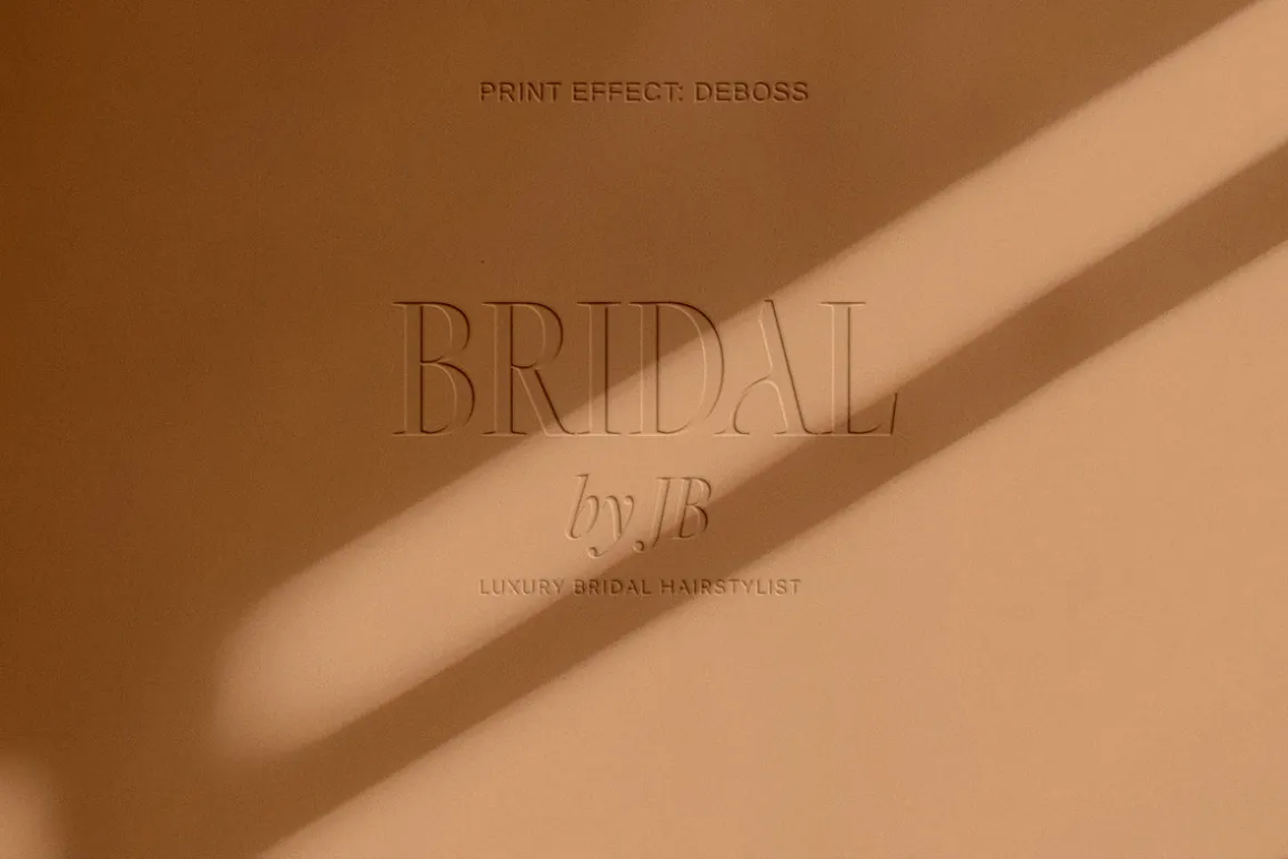 Embossed, Debossed, Foil Effects