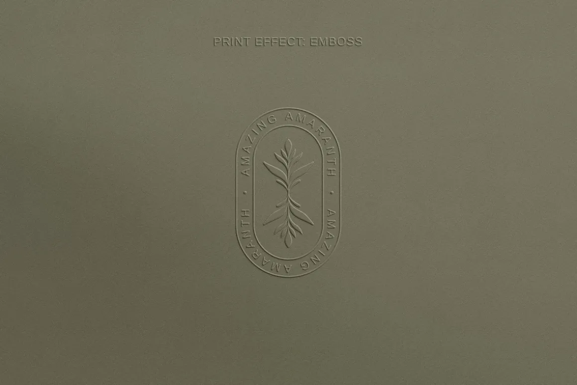 Embossed, Debossed, Foil Effects